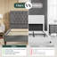 Velvet Ottoman Storage Bed With Button-Tufted Scroll Headboard-1428958721-1428958723