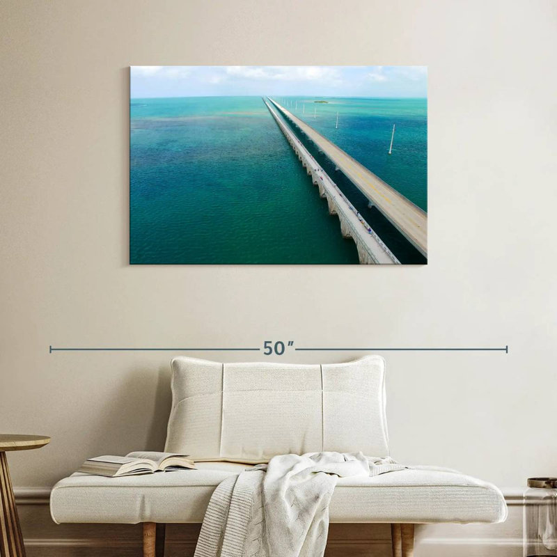 Lilie Seven Mile Bridge, Floride, H 26 po x l 39 po