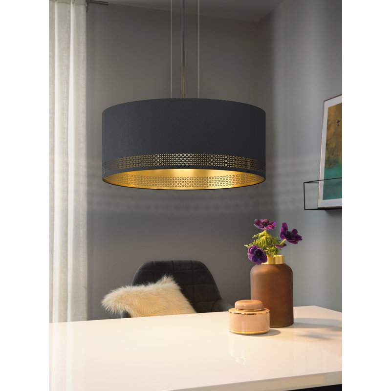 Guercio 3 - Light Dimmable Drum Chandelier