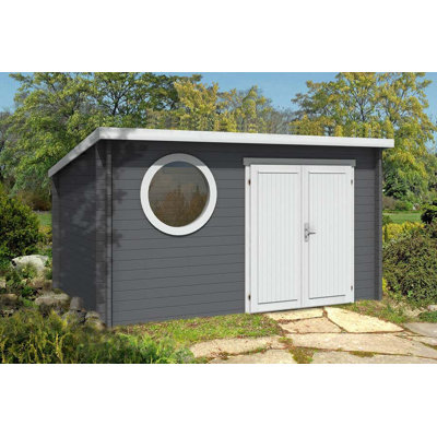 396 x 335 cm Gartenhaus Lauren