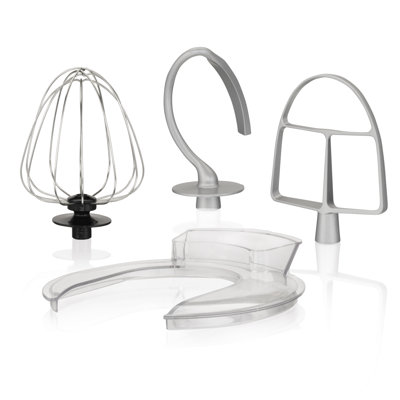 Hamilton Beach® 7-Speed 4-Quart Electric Stand Mixer with Splash Guard, Dough Hook, Flat Beater, and Whisk Attachments