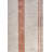 Amondo Modern Distressed Stripe Machine-Washable Ivory/Peach Rug-1481360518