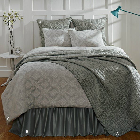 Hadon Pillow Sham, Green, King