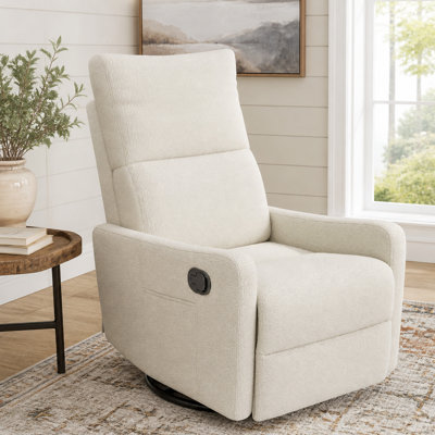 Fauteuil inclinable manuel pivotant avec pivotement sur 360 ° et inclinaison par boucle