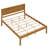 Nicanora Platform Bed Frame with Headboard, Wood Slat Support-1418541165