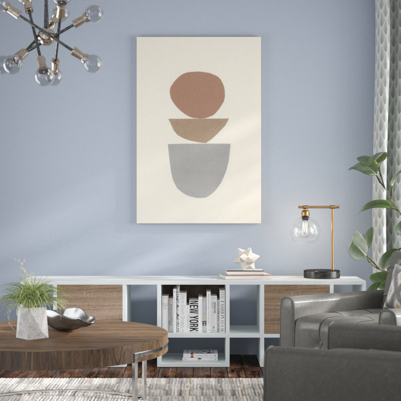 «Neutral Sculpt IV» par Renée W. Stramel, impression sur toile, H 48 po x l 32 po, Toile tendue