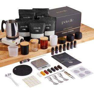 Pavelle Candle Maker Kit, Soy Wax Candle Making Starter Set W/Supplies