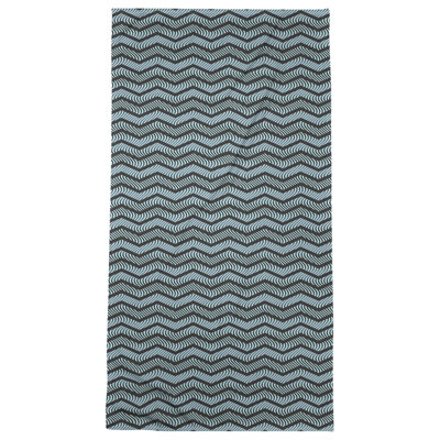 Serviette de bain à chevrons ondulés Stephenie