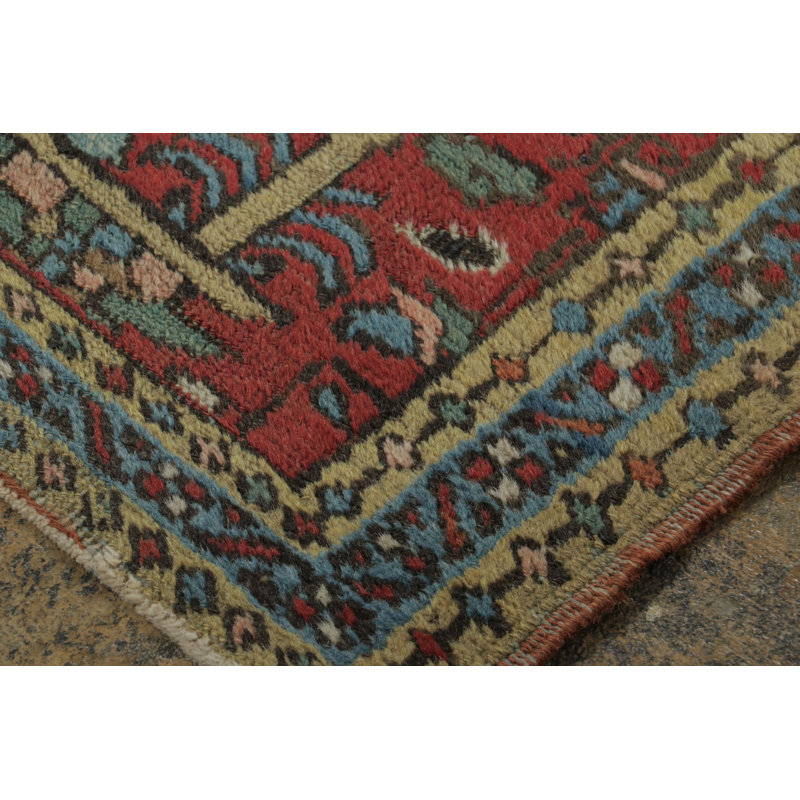 One-of-a-Kind 1'10"x9'0" Hand Knotted Area Rug