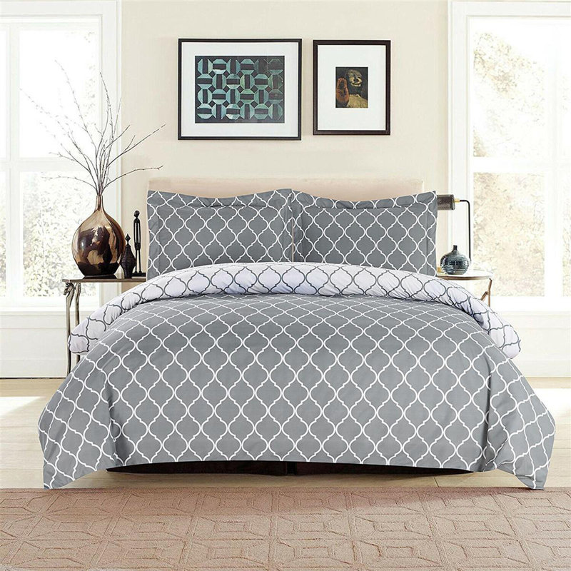 Ambudkar Geometric Shapes Duvet Cover Set with Pillowcases