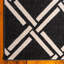 Tapis noir à motif géométrique Cand-1263042321