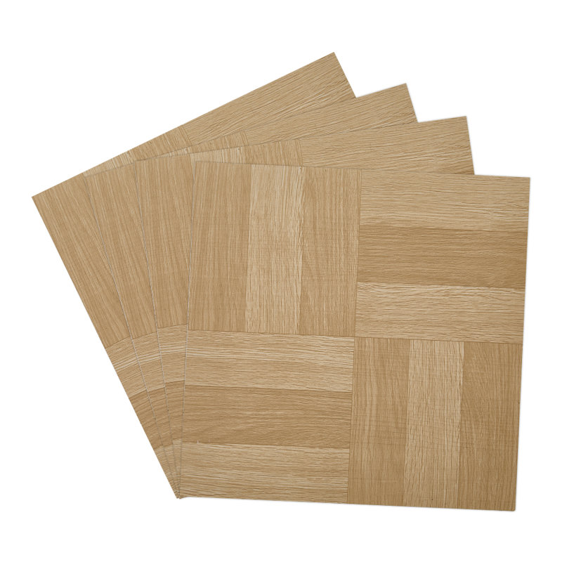 30.48 X 30.48 Cm Plastic Tile In Brown, Light Brown