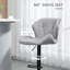 HOMCOM Set Of 2 Luxurious Velvet-Touch Bar Stools Metal Frame Footrest-1599623837