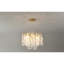 Lustre en cristal de raisin 10 lumières 10 lumières, plafonnier de ferme moderne 10 lumières, pour salle à manger, îlot de cuisine - AUCUN AMPOULE INCLUS - OR-664776698