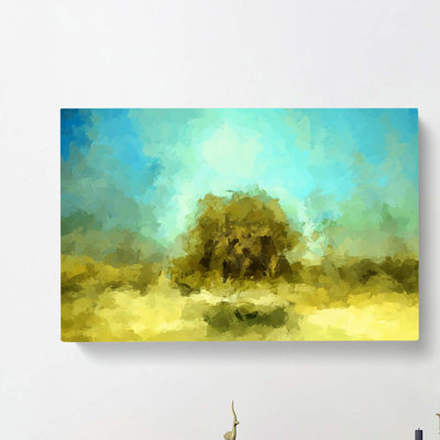 Abstract Tree in Abstract - Wrapped Canvas Graphic Art Print