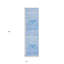 Tapis de couloir intérieur et extérieur bleu 8 pi