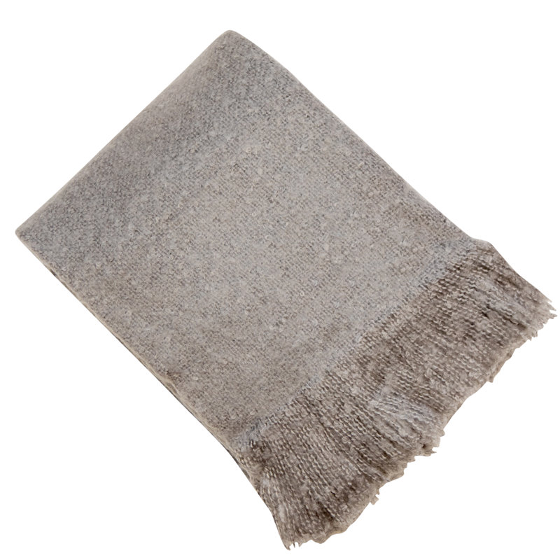 Dicle Bloomsbury Market Throw, Grey