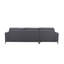 L-Shaped Sectional Couches For Living Room,  Minimalist Style Modular Sofa