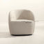 Chaise longue pivotante rembourrée Alma Boucle-448977327