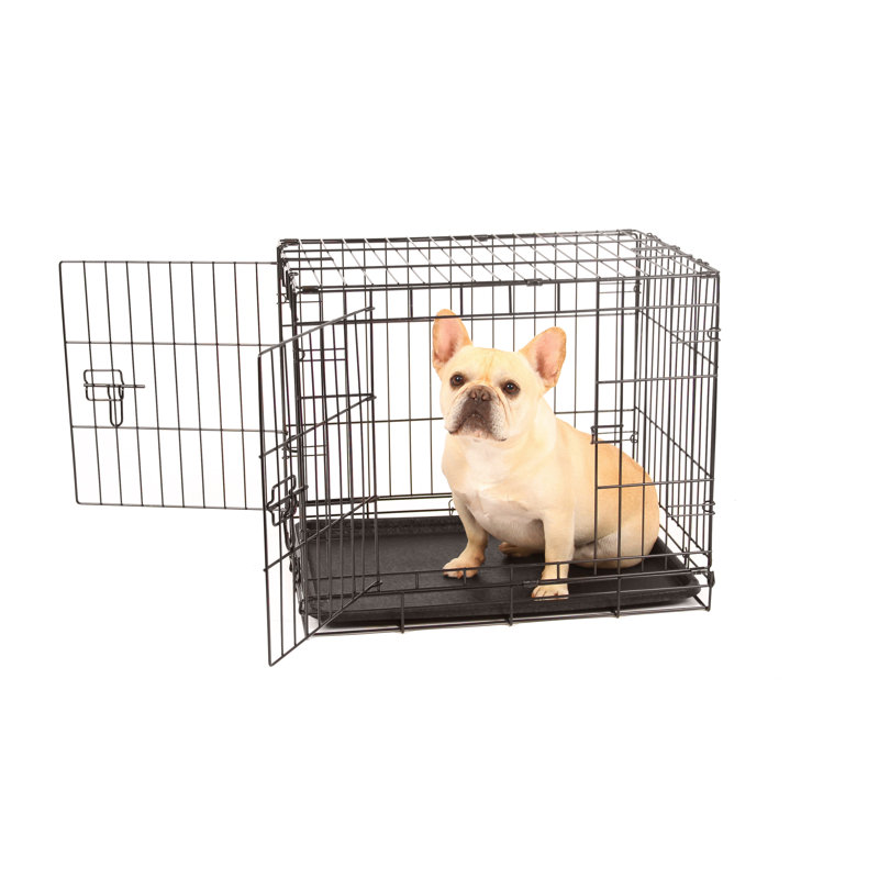 Cage pour animal à double porte, Petit (H 19 po x l 18 po x P 24 po)