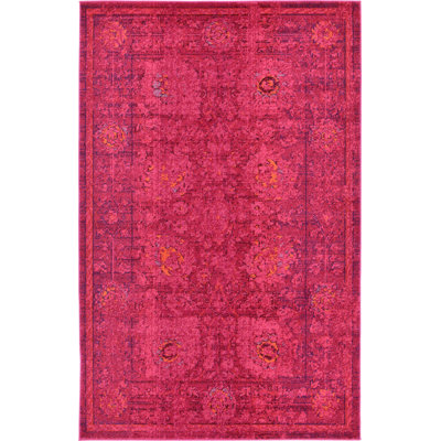 Tapis oriental rouge Nadene