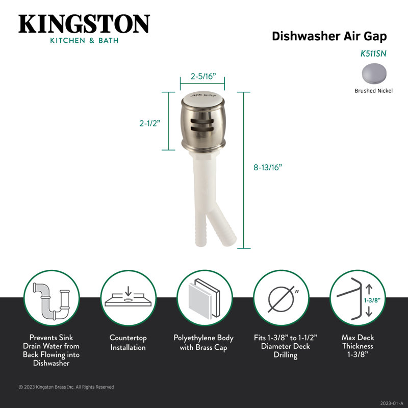 Gap air Heritage, Nickel brossé