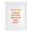 Cute Barista Rating Review Framed Print Under Glass, design by JJ Design House LLC-1494700382-1494700383