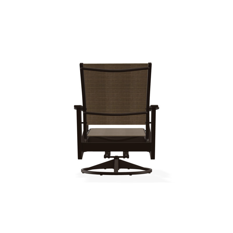 Wexler Outdoor Swivel Lounge Chair, Bark, Kona