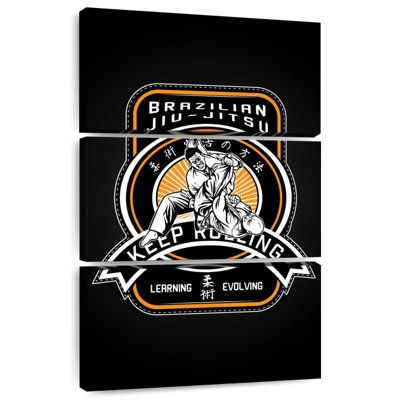 Sirci BJJ - orange et noir