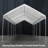 Universal Canopy 10ft 8in x 27ft Steel Frame with 10 Legs