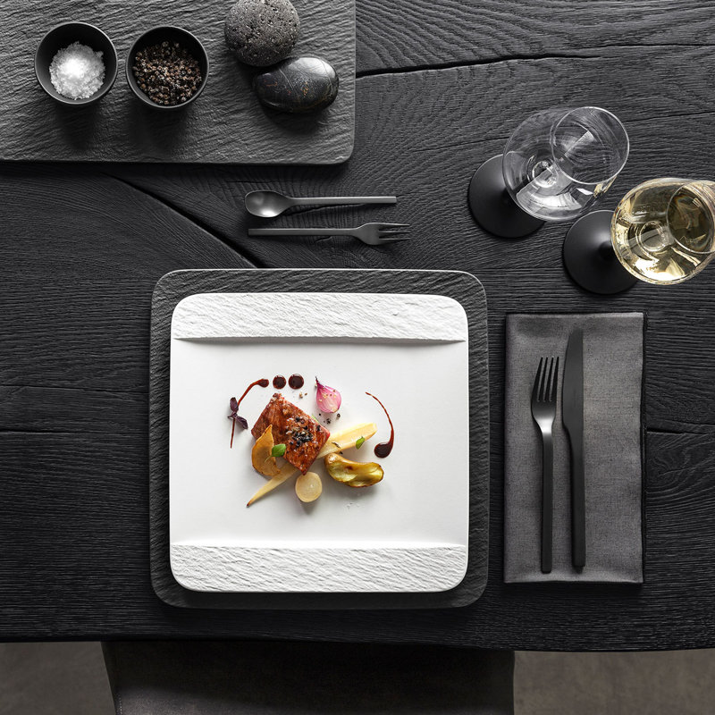 Villeroy & Boch Manufacture 11" Dinner Plate Square, White