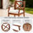 Outdoor Patio Eucalyptus Dining Chair