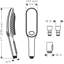 Hansgrohe Dog Shower, 3-Spray, 1.75 GPM-68812310