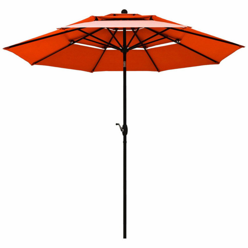 Spina 120'' Market Umbrella Arlmont & Co. Fabric