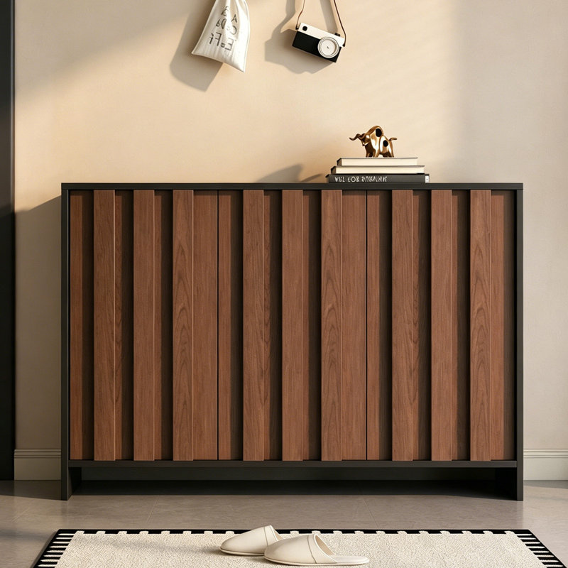Armoire à chaussures 47,24 po Mid-Century, 37.4" H x 47.24" W x 14.96" D
