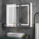 Azrielle Recessed or Surface LED Lighted Bathroom Medicine Cabinet with Mirror