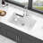 32X19" Quartz Composite Undermount Sink - White, Stable, Functional Workstation Kitchen Basin Material, User-