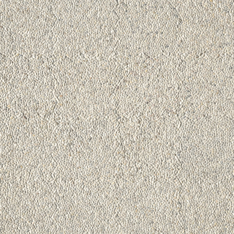 Marvella Soft Alabaster Pebble 12 in. x 12 in. Tumbled Marble Mosaic Floor and Wall Tile