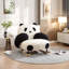 Chaise en tissu doux avec structure en caoutchouc-108996905