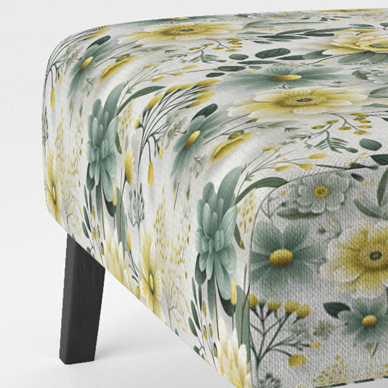 Fauteuil de chambre Green Boho Chic Floral