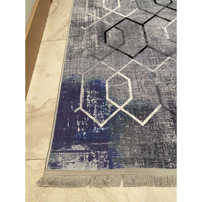 Tapis Lashia avec envers antidérapant