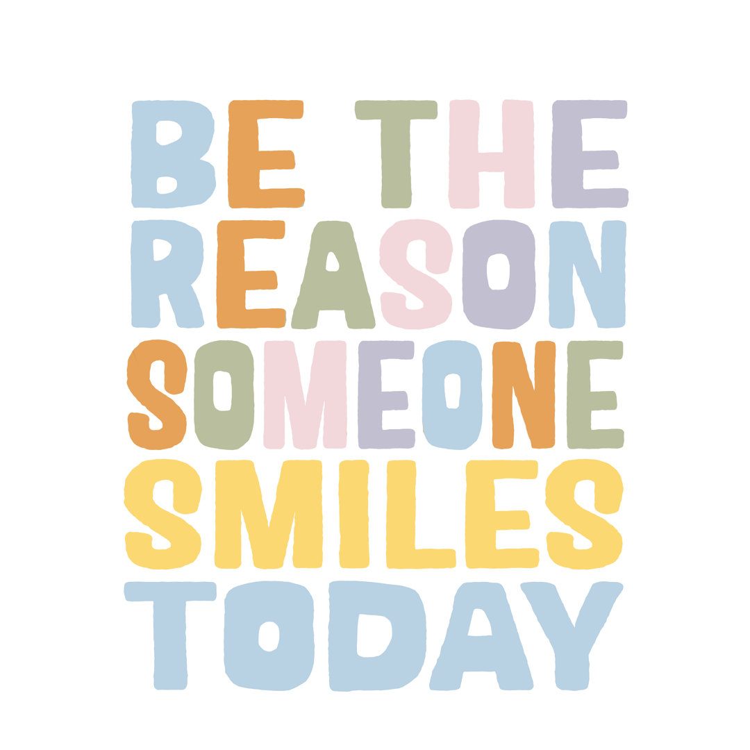 The Reason Someone Smiles - Print on Canvas