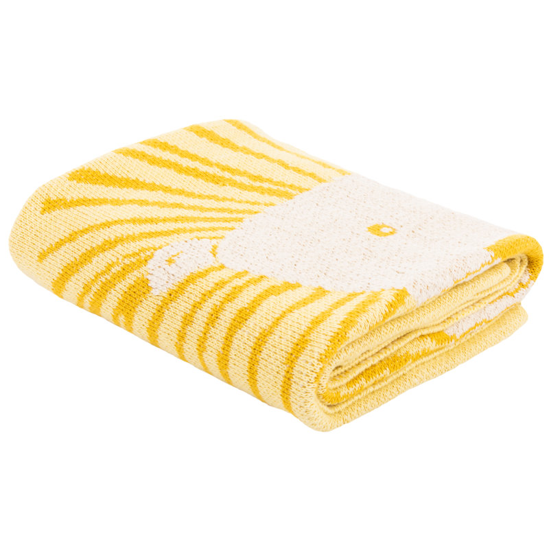 Couverture pour bébé 100% coton Monserrat, Jaune