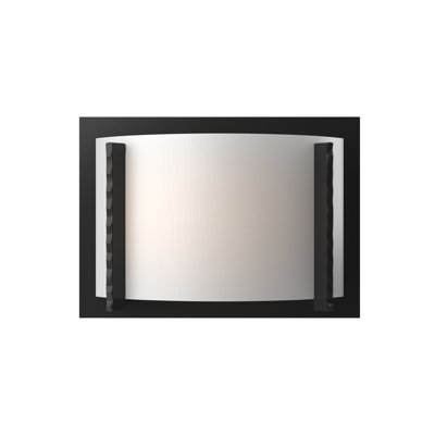 Vertical Bars Forged Flush Mounted Sconce