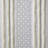 Poly Printed Curtain Panel Pair with Tufted Stripe, Light Filtering, 50x95"