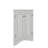 Triangular Corner Cabinet With Adjustable Shelves And Chic Doors-1413908229