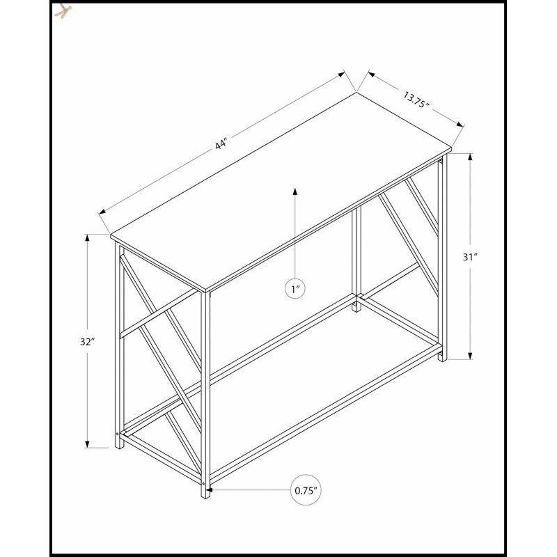 Table d'appoint de canapé contemporaine étroite avec base en métal durable et plateau en stratifié facile à nettoyer, parfaite pour les espaces de vie modernes.