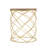 Golden Side Table MDF TOP+ METAL FRAME