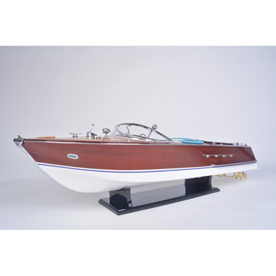 Super Riva Painted Large Speedboat Model