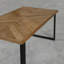Tyree Oak Metal Base Dining Table-1521072640-1521073140